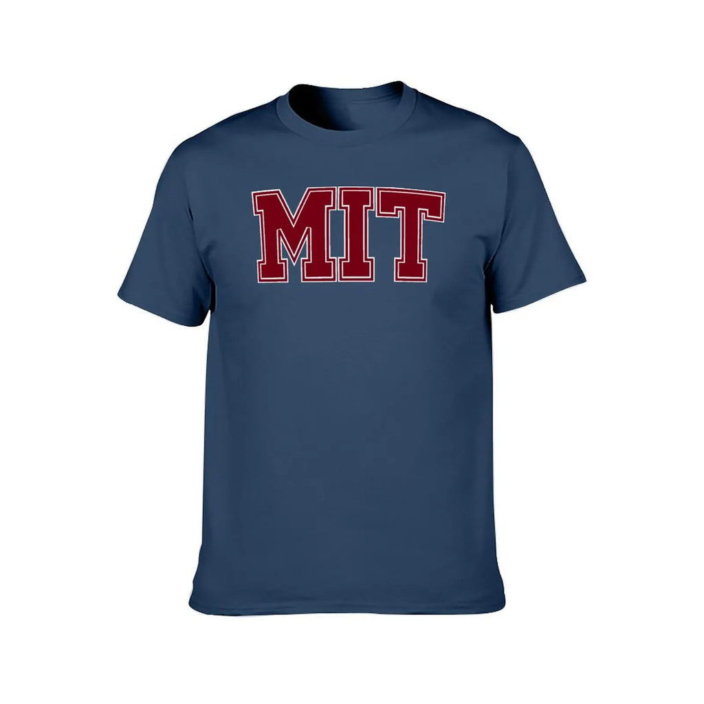 MIT University Classic Design Wht T-Shirt man t shirt cotton high quality t shirt personalised anime tshirt T-Shirt