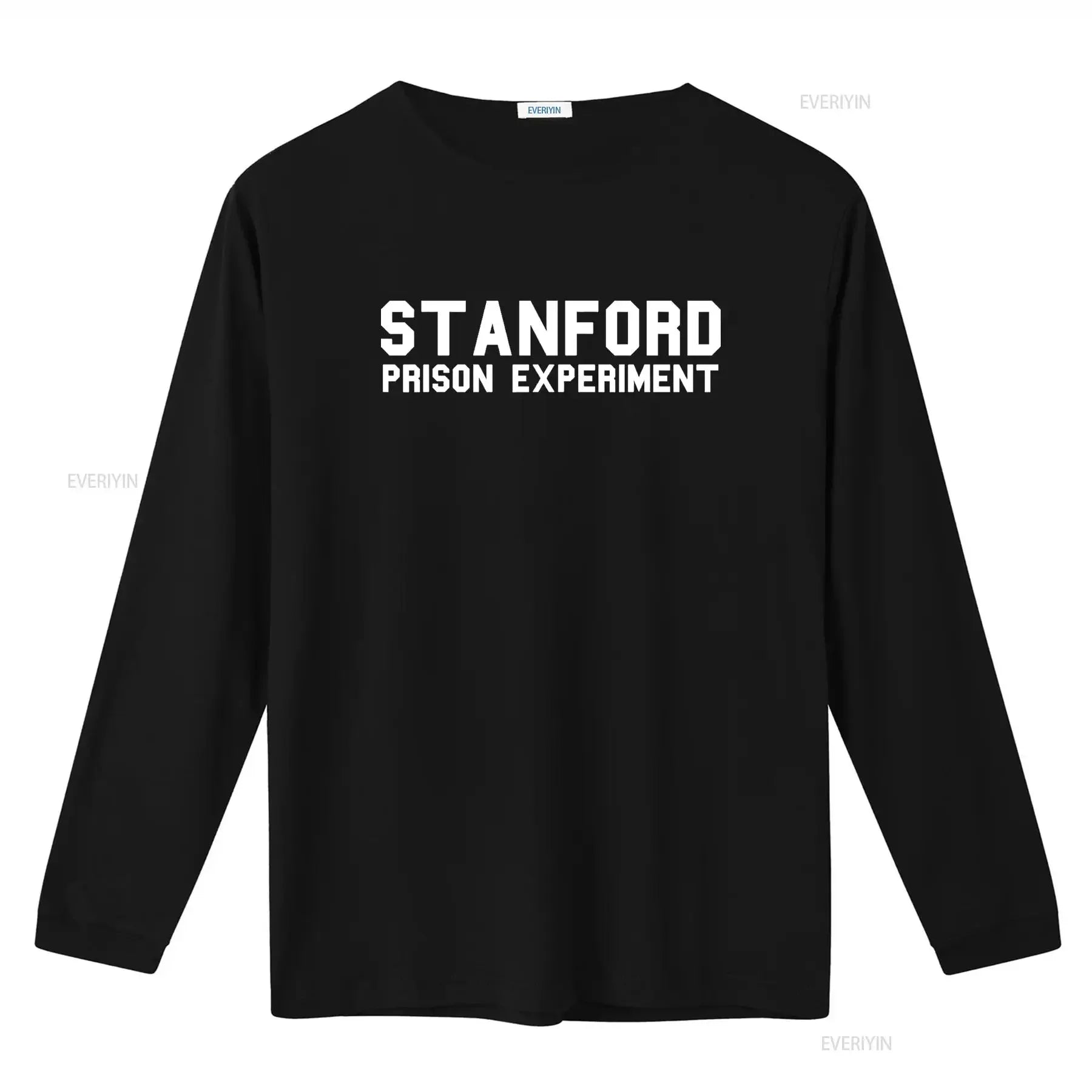 Stanford Prison Experiment Funny T Shirt vintage Washed Stylish designer clothes Breathable fashion homme Casual Versatile