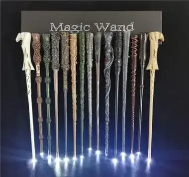 Harri Potter Led Light Ron Dumbledore Snape Magic Wand Sirius Hermione Voldemort Light Magic Wands Cosplay Gifts Action Toys