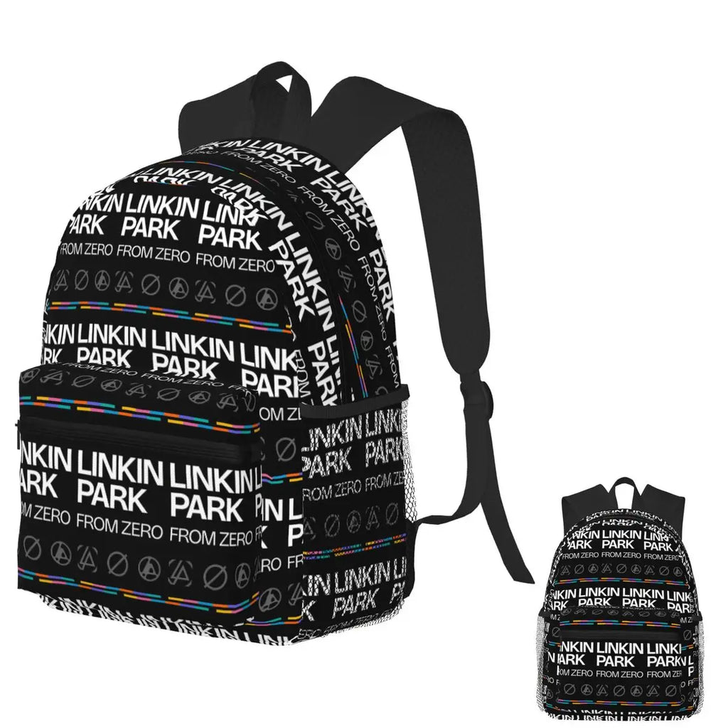 Linkin Park Student Backpack School Bag Hiking Travel Daypack for Men Women Fashion Bookbag Shoulder Bags