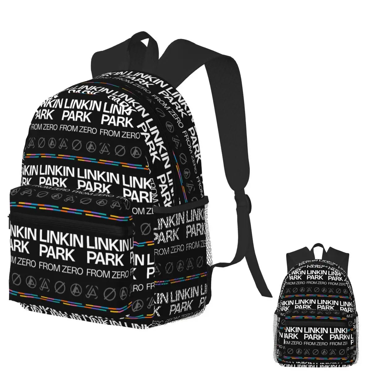 Linkin Park Student Backpack School Bag Hiking Travel Daypack for Men Women Fashion Bookbag Shoulder Bags