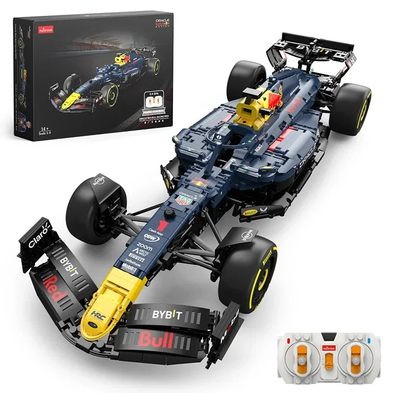 RASTAR 2509PCS 1:8 Technik F1 Redbull RB19 1. Max. Verstappen 11 Perez Racing Formula Bausteine Modell MOC Auto Ziegel Spielzeug