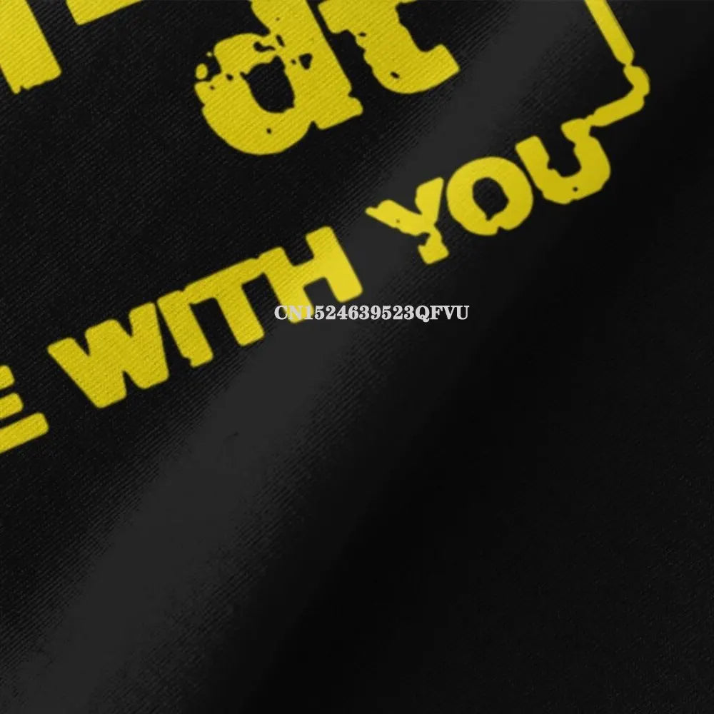 Oversized May The Force Star Equation Funny Space Physics Humor Wars T Shirt Homme Simple Design Gothic Style Anime Tshirt