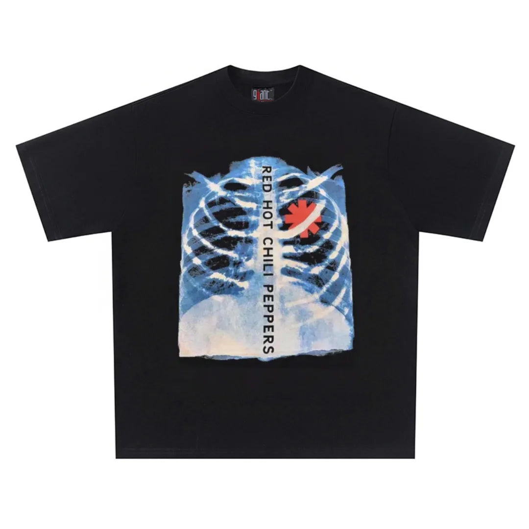 Red Hot Chili Peppers T-Shirt Summer Fashion Sports Pure cotton Men's T-Shirt Children's Clothing Tee Y2k Woman